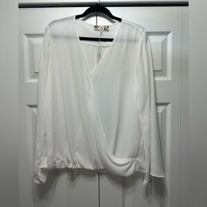 NWT Elegant White Women's Top